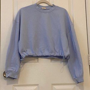 Parc & Lex - Cropped Crewneck Sweatshirt